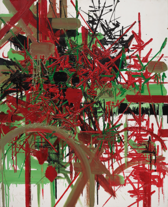 Georges Mathieu, Voix plaintives, 1986